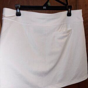 PGA Tour Airflux sz Large Skort - White NWOT